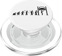 Mécanique Automobile Evolution d'un mécanicien de véhicule PopSockets PopGrip pour MagSafe