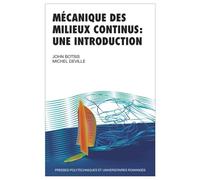 Mécanique Des Milieux Continus : Une Introduction