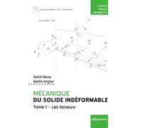 Mécanique du solide indéformable Tome 1 Les torseurs - Rachid Mesrar - Edp Sciences - broché - Scolaire / Universitaire