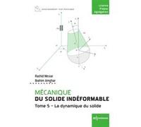 Mécanique du solide indéformable Tome 5 Rachid Mesrar (Auteur), Brahim Amghar (Auteur)