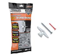 mécanique plastiques 50525 Toggler 20-pack 3/8 x 1/5,1 cm étagère murale ancres