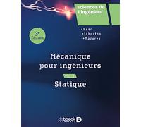 Mécanique pour ingénieurs Vol.1: Statique