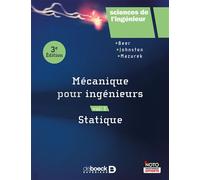 Mécanique pour ingénieurs Vol.1 Statique - Ferdinand P. Beer - De Boeck Supérieur - broché - Essai