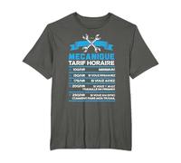 Mecanique Tarif Horaire Mecano Mécanique Cadeau Mecanicien T-Shirt