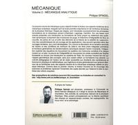 Mécanique - Tome 2, Mécanique Analytique