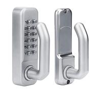 MéCanique Verrou, ÉTanche Serrure à Combinaison, Sans Clé Verrou Codé Antivol Mot de Passe Serrures de Porte Avant pour la Maison Portes des Bureaux Places de Parking