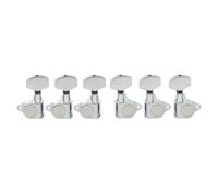 Mécaniques à verrouillage pour guitare 3 Right Left 15:1 Ratio Full Sealed Machine Heads Tuners Tuning Pegs Keys Angle Screw for Acoustic Electric Guitar(Color 1)