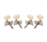 Mécaniques de Guitare, 4 Pièces de Chevilles de Réglage de Cordes de Guitare 2 Trous 2 Gauche Droite Tuner Key Machine Head Set de Chevilles de Réglage pour Classique