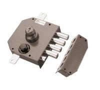 Mécanisme 3 points 632 à double pompe et pêne demi tour marron A2P droite Mottura 30.632A2PDMX