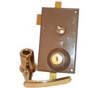 Mécanisme 3001 787 cylindre dorée gauche - FICHET - 74643684 Noir G