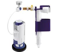 Mécanisme chasse d'eau avec flotteur - double touche - 3V102 compact NICOLL