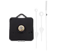 Mécanisme D’horlogerie à Pile Silencieux pour Horloge Murale 25-30 CM | Mouvement Quartz Précis, Installation Simple, Corps Plastique Argenté, Kit Aiguilles, Usage Intérieur