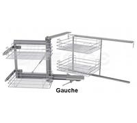 Mécanisme d'angle caisson cuisine 4 paniers SIGE - SIG6562