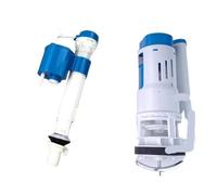 MéCanisme De Chasse D'Eau Toilet Drain Intake Valve Tank Fittings Inlet Flush Water Saving Piece Cistern Mechanism WC Kits(One-pieces 18cm B1)