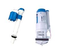 MéCanisme De Chasse D'Eau Toilet Drain Intake Valve Tank Fittings Inlet Flush Water Saving Piece Cistern Mechanism WC Kits(One-pieces 28cm B1)