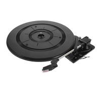 Mécanisme de Gramophone Rétro Noir en Plastique pour Platine Vinyle | Son Analogique Clair, Installation Simple, Transmission Stable, Stylet Solide, pour Décoration Maison et Écoute Salon