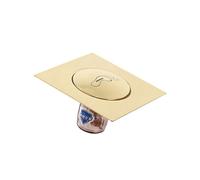 Mécanisme de joint de vidange de sol facile pour salle de bain - Contrôle des odeurs - Solide - Pour lavabo de douche - En acier - Pas de vidange