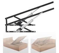 Mécanisme de levage de lit électrique 2 pièces, capacité de charge de 600 lb, ensemble de ressorts à gaz de levage avec télécommande, robuste, pour coffre de rangement, lit, canapé Black-1.1m