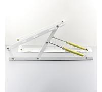 Mécanisme de levage de lit hydraulique à gaz pour cadres de lit lourds, support pneumatique de 900 mm, ressort à pression à gaz pour barrière acoustique (blanc)