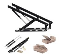 Mécanisme de levage de lit hydraulique - Boîte de rangement pour canapé-lit gain de place, matériel de lit à monter soi-même pour un assemblage facile et une solution de stockage maximale