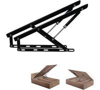 Mécanisme de Levage de lit Mécanisme de lit hydraulique Ascenseur de Stockage Ressort à gaz de Levage Pliable Charnières à Ressort Robustes Support de vérin à gaz Charnière de Meuble de Leva