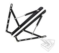 Mécanisme de Levage de Lit Pliant Support de Levage à Vérin à Gaz Charnières de Boîte de Lit Support Pneumatique Ascenseur de Canapé-Lit Pour Fauteuils Inclinables Et Boîtes de Lit(Francia,900mm)