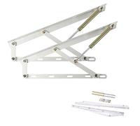 Mécanisme de levage hydraulique pour lit - 1 paire de supports de rangement pour matelas et lits - Séparateur pour canapés et lits - Blanc - 90 cm - Maximise l'espace et le confort