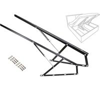 Mécanisme de levage pour lit coffre, 2 vérins à gaz, vérin pneumatique, mécanisme hydraulique pneumatique, pour sommiers coffres et canapés-lits à ressorts.
