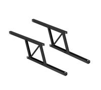 Mécanismes de levage pour table basse - Emuca - 135 mm - Acier - Noir - Multifonctionnel