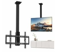 Mécanisme De Levage TV Escamotable, Montage Électrique Au Plafond Ou Au Sol | Convient Aux Téléviseurs De 32 À 75 Pouces, Course De 1000 Mm, Supporte Jusqu'à 60 Kg, Structure En Acier, Double Commande