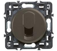 LEGRAND - Prise RJ45 Cat. 6 FTP Céliane - Prise Murale Multimédia - Pour Transmissions Haut Débit Gigabit Ethernet - Graphite