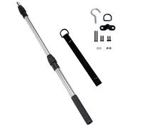 Mécanisme de rechange robuste en acier inoxydable pour escalier de grenier - Poteaux réglables - Fonctionnement sécurisé - Multifonction - Volets de garage