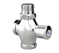 Mécanisme de rinçage à minuterie solide - Vannes de vidange à bouton poussoir - Pas de contrôle manuel - Débits temporisés pour installations de toilettes - Vannes de chasse d'eau en laiton