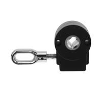 Mécanisme de Store Rotatif à 360 Degrés, Vis sans Fin | Pièce de Commande à Manivelle pour Auvent Manuel, Compatible Patios et Extérieur, Finition Noire