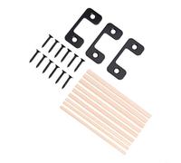 Mécanisme de verrouillage de porte réglable facile à installer, complément parfait pour améliorer la sécurité de votre maison (noir, lot de 3)