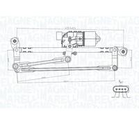 MAGNETI MARELLI 064351737010 Système d'essuie-glace
