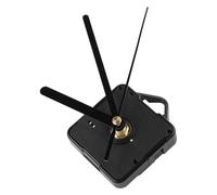 Mécanisme d'horloge à quartz pour réparation d'horloge DIY - 69 mm x 56 mm x 16 mm avec filetage de 6 mm - Aiguilles des heures/minutes/secondes - Fonctionne avec pile AA