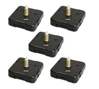 Mécanisme d'horloge - ARTEMIO - 5 pièces - Noir - Synthétique - 5,5 x 5,5 cm