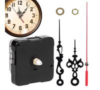 Mécanisme D'horloge Murale - Moteur À Quartz À Balayage Silencieux À Couple Élevé | Kit De Réparation De Grandes Horloges Avec Aiguilles Et Cintre En Métal, Kit De Remplacement D'horlogerie DIY Pour C