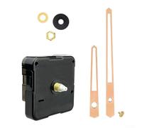 Mécanisme d'horloge silencieux précis pour travaux manuels | Métal et plastique, précision de 1 seconde/jour, durée de vie de 2 à 3 ans, convient aux panneaux de 3 mm