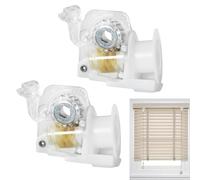 Mécanisme d'inclinaison pour tige hexagonale - 25 mm métallise aveugle inclinable | Ensemble de 2 stores horizontaux Remplacement du mécanisme d'inclinaison | Accessoires de draperie lourds de ligne m