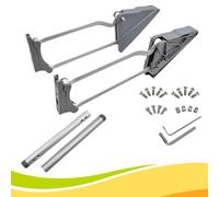 Mécanisme d'ouverture de porte suspendue avec amortisseur - LIFT-UP 90° avec arrêt libre et fermeture souple - Ouverture de porte d'armoire de cuisine (pour module 450-600 MM) - Evotrade