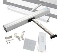 MéCanisme D'Ouverture FenêTre éLectrique 24V, Actionneur pour FenêTre éLectrique, Course 300-800 Mm, avec TéLéCommande Et Interrupteur, Double ChaîNe/Silencieux, pour Lucarnes, Serres(600mm)