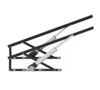 Mécanisme élévateur de lit électrique 600 kg - Kit de levage robuste avec télécommande, comprend 2 rehausseurs de lit en acier et une tige de levage pliable pour lits et divan