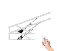 Mécanisme élévateur de lit électrique Capacité de charge 600 kg Télécommande Kit de levage à ressort hydraulique 2 pièces pour meuble de rangement et canapé 0,8 m Blanc