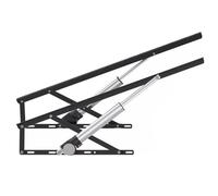 Mécanisme élévateur de lit électrique, rehausseurs en acier robuste, supporte 600 kg, télécommande, pour un rangement amélioré et des bases de divan à ressorts
