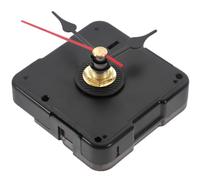 Mécanisme Horloge à Pile Aiguilles Silencieux pour Pendule DIY | Kit de Remplacement Noir Métal Plastique, Axe 13mm, Compatible Cadrans de 2 à 3mm, Précision