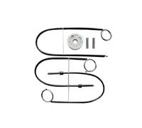 Mécanisme Lève-vitre Électrique Pour Smart Roadster 2003-2005 Kit Réparation Lève-vitre Côté Conducteur Avant Droit 1 Jeu Câble Galet Ressorts Lève-vitres électriques