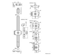 Mécanisme multipoints VAKMOBIL® Kléops® A2P* horizontale à fouillot droite blanc HERACLES VK0312H0014