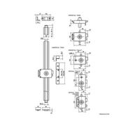 Mécanisme multipointsMOBIL Kléops A2P* horizontale tirage droite blanc - HERACLES - VK0311H0014